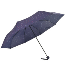 China wholesale cheap customized pattern long shaft 3folding golf umbrella for outdoor